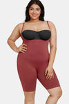 Zivame All Day Seamless Knee Length Bodysuit - Wild Ginger — thumbnail 7